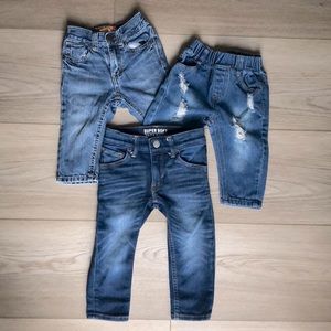 Baby Boy 12-18M Blue Jean Bundle H&M Old Navy
